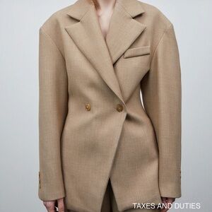 Source Unknown Beige Blazer